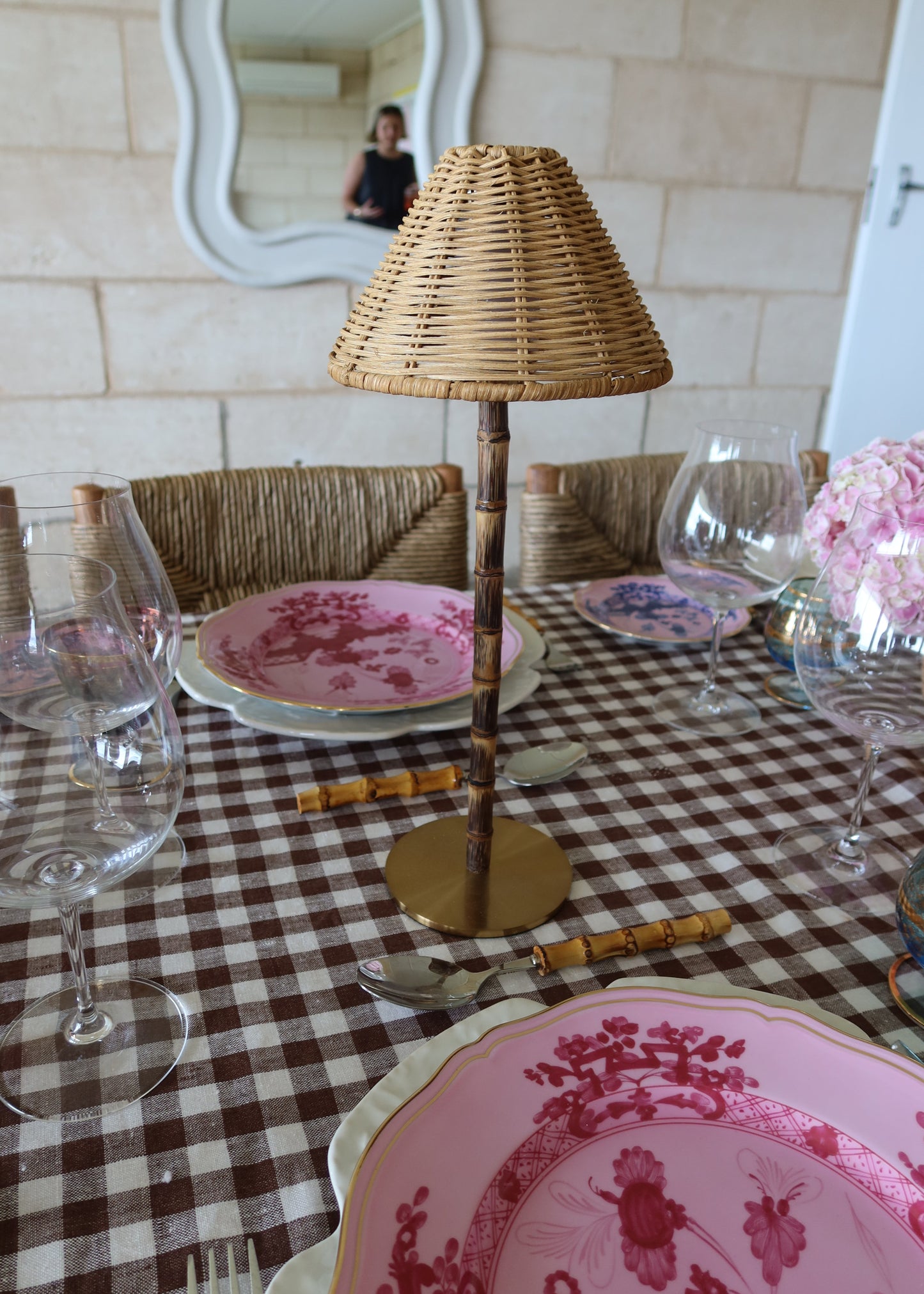 Bamboo Portable Lamp